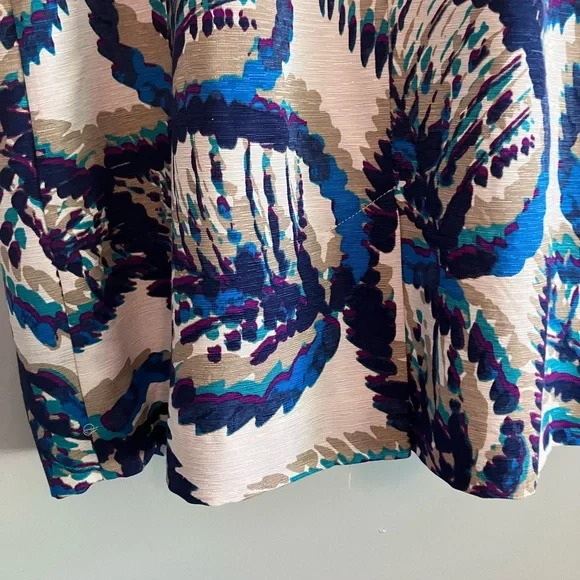 BANANA REPUBLIC Silk Floral Strapless Sheath Cocktail Dress Size 10 - Picture 8 of 13